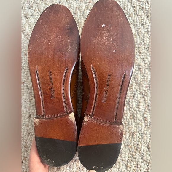 Ralph Lauren Oxford Shoes with Brogue Detailing size 7AA - Picture 6 of 7